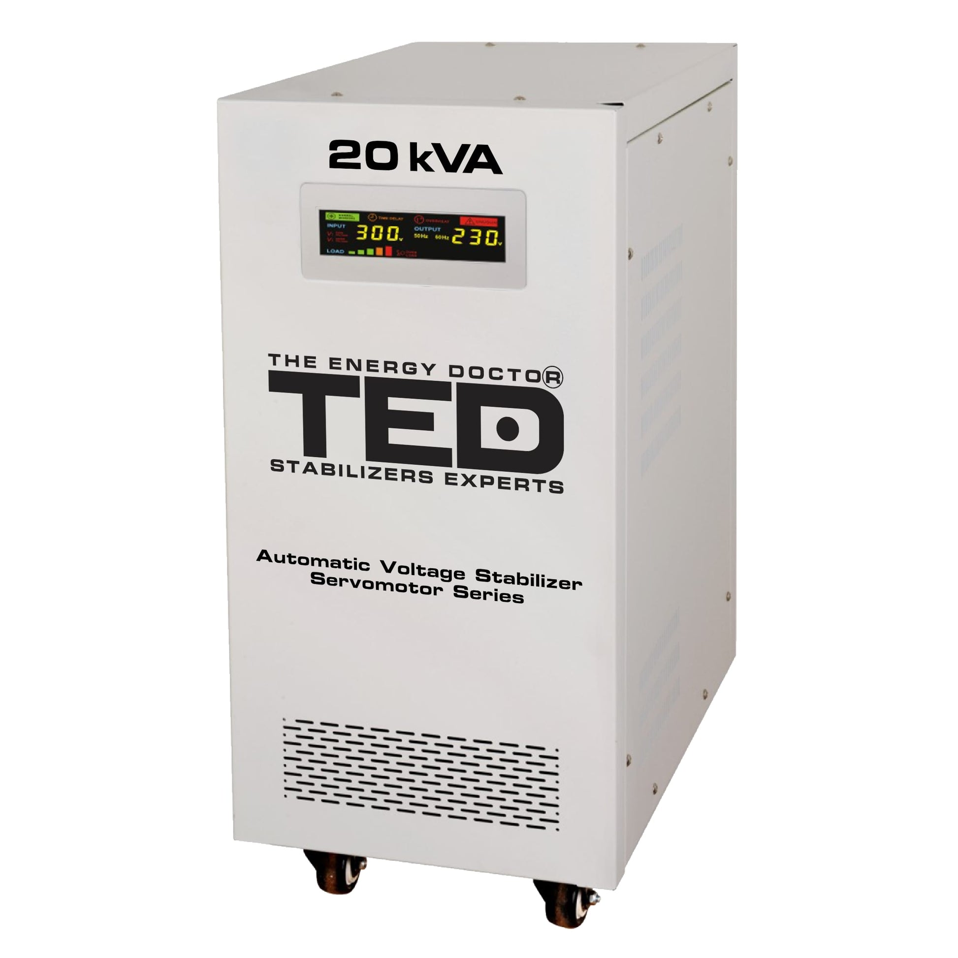 Stabilizator tensiune servomotor 20KVA 16kW monofazic TED 001955