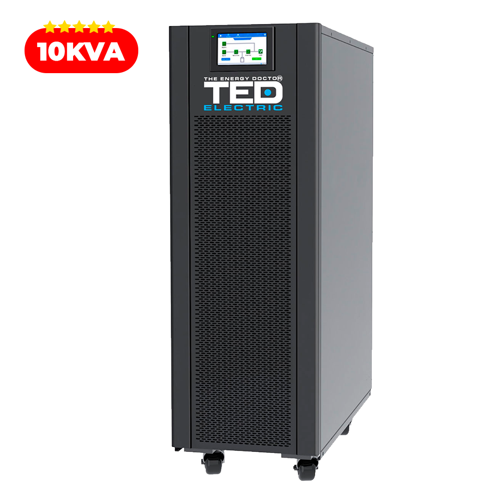 UPS 10KVA 10kW 400V Trifazat Online Dubla Conversie TED Electric TED004024