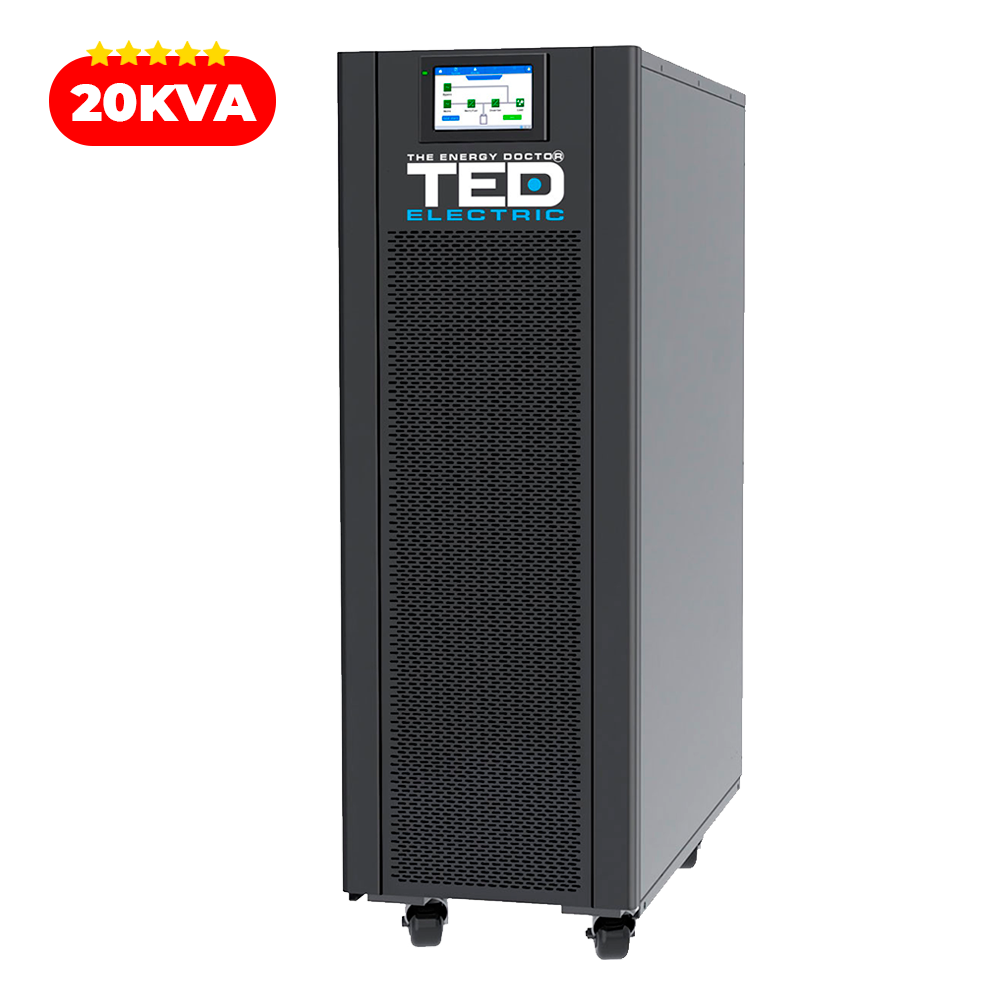 UPS 20KVA 20kW 400V Trifazat Online Dubla Conversie TED Electric TED004253