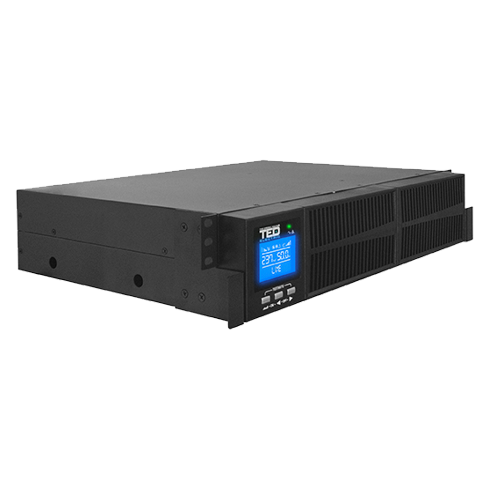 UPS 3000VA 2700W Rackabil Online Dubla Conversie TED Electric TED004062