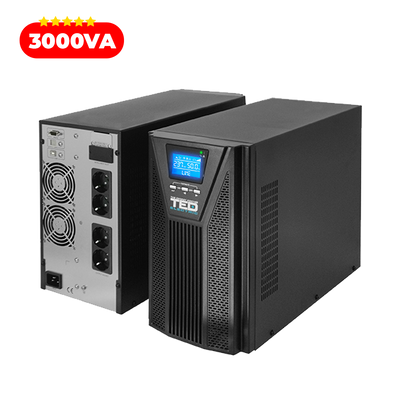 UPS 3000VA 3KVA 2700W TED Electric Online Dubla Conversie