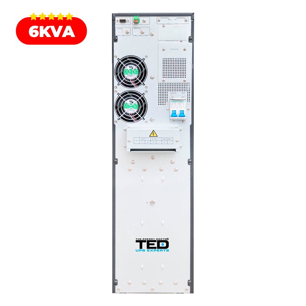 UPS 6000VA 6KVA 6kW TED Electric Online Dubla Conversie