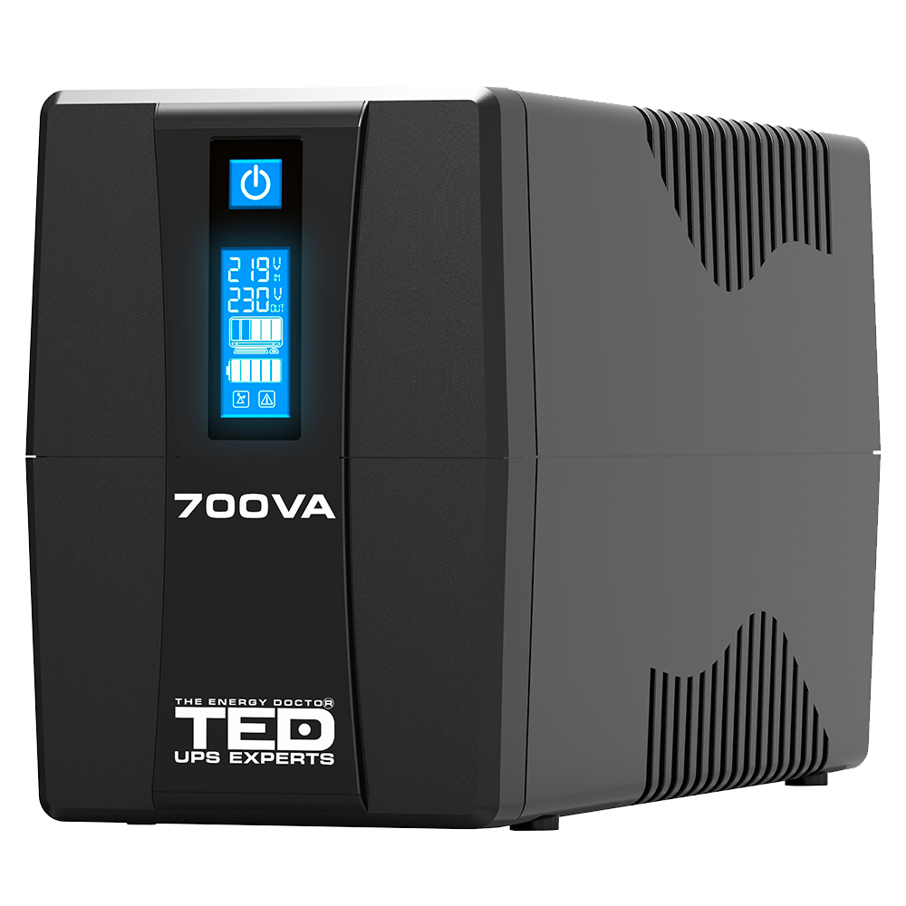 UPS 700VA 400W LCD TED Electric