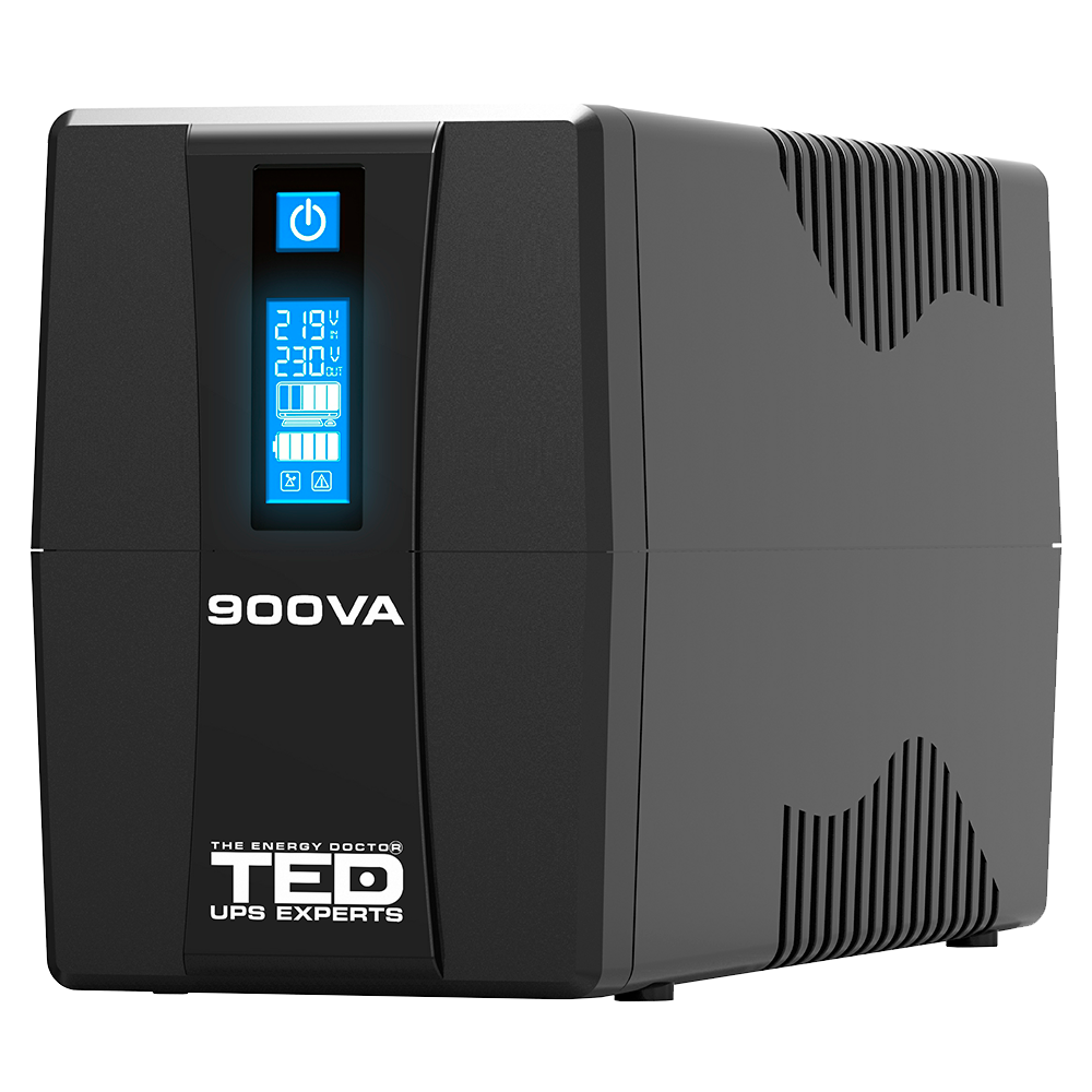UPS 900VA 500W LCD TED Electric