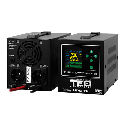 UPS Centrala Termica 500VA 300W Litiu LiFePO4 cu baterie externa auto
