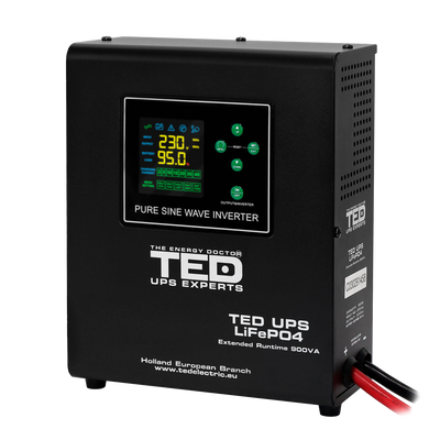 UPS Centrala Termica 900VA 500W Wall Litiu LiFePO4 TED Electric