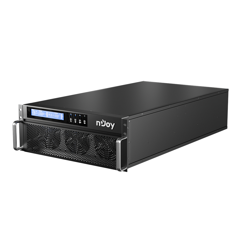 UPS 60KVA 60kW Rackabil / Tower Online Dubla Conversie cu Sinusoida Pura nJoy Ranger 60KR cu montaj in rack