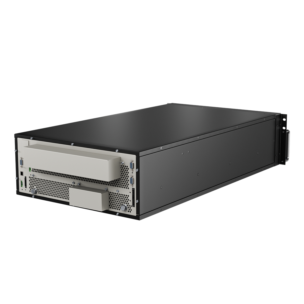 UPS 60KVA 60kW Rackabil / Tower Online Dubla Conversie cu Sinusoida Pura nJoy Ranger 60KR vedere din spate
